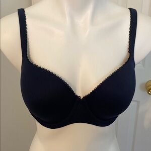 Elegant Navy Blue Women's Bra